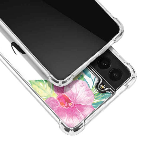 Aloha Tropical Galaxy S21 FE Clear Case